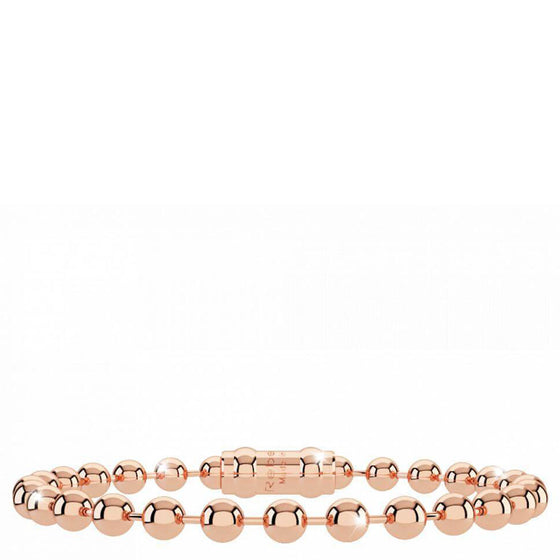 Rebecca My World Thick Ball Rose Gold Bracelet - Magnetic Catch