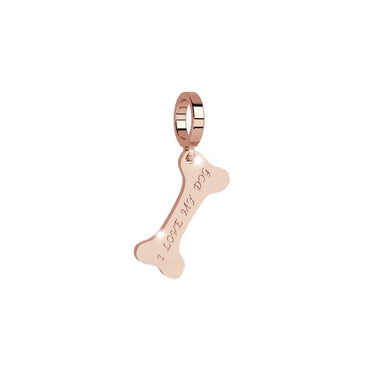 	Rebecca My World Rose Gold Bone Charm