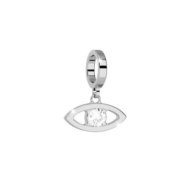 Rebecca My World Silver Eye Charm