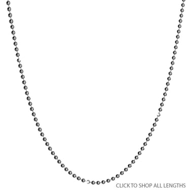Rebecca My World Fine Hematite Necklace