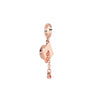 Rebecca My World Rose Gold Graduation Hat Charm