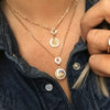 	Rebecca My World Hollywood Rose Gold Charm necklace stack