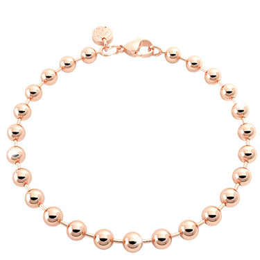 Rebecca My World Thick Ball Rose Gold Bracelet