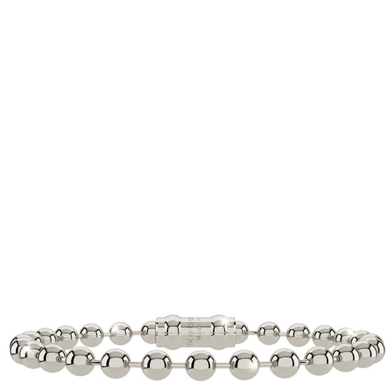 Rebecca My World Thick Ball Silver Bracelet - Magnetic Catch