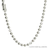 Rebecca My World Thick Silver Necklace