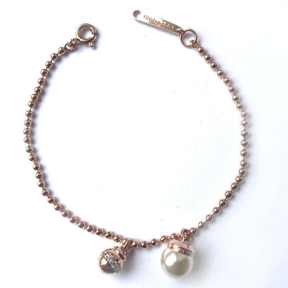 Rebecca Gold Fine Pearl Bracelet