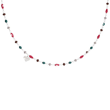 Rebecca Silver Bead Necklace SPEKBR01