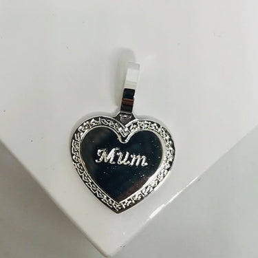 Rebecca My World Silver Mum Charm