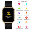 Reflex Active Square Smart Watch - Navy Rose Gold