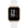 Reflex Active Square Smart Watch - White Rose Gold