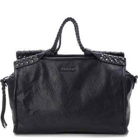 Refresh Large Black Studded Bag