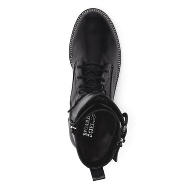 Regarde Le Ciel Emily Black Leather Biker Boots