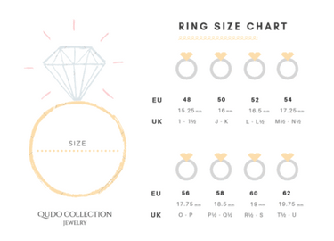 Qudo Classic Thin Ring - Silver