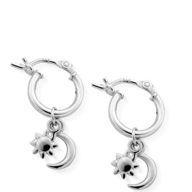 ChloBo Dainty Moon & Sun Hoop Earrings