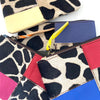 Soruka Zahra Leather Zip Purse - Giraffe Print Mix (assorted)