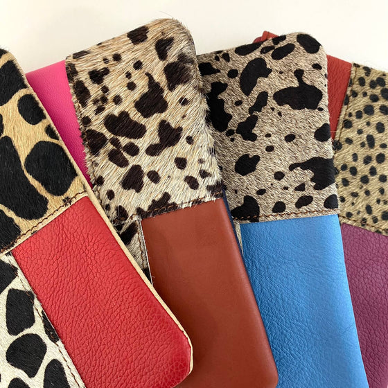 Soruka Zahra Leather Zip Purse - Print Mix (assorted)