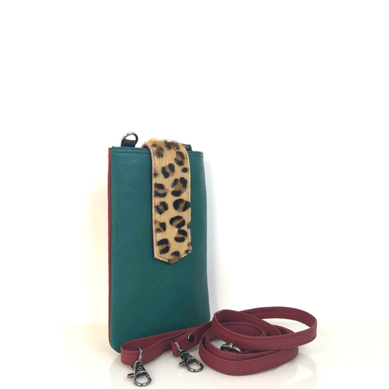 Soruka Zoe Phone Cover/ Crossbody Bag - Emerald Multi