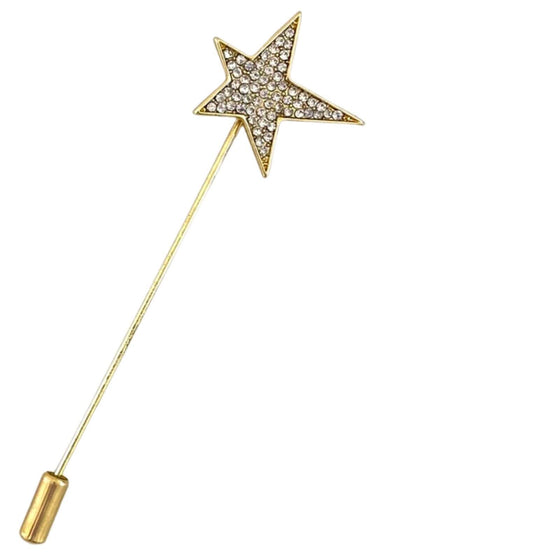 Star Sparkle Scarf Pin (Assorted Colours)