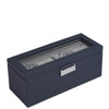 Stackers 4 Piece Watch Box - Navy Blue