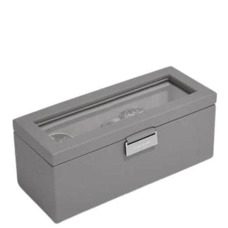 Stackers 4 Piece Watch Box - Slate Grey