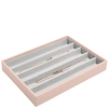 Stackers Classic Jewellery Box (5 Section Layer) - Blush