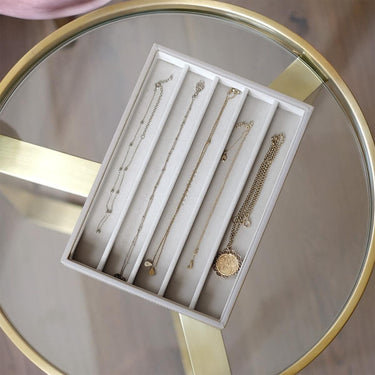 Stackers Classic Jewellery Box (5 Section Layer) - Taupe