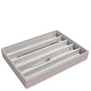Stackers Classic Jewellery Box (5 Section Layer) - Taupe