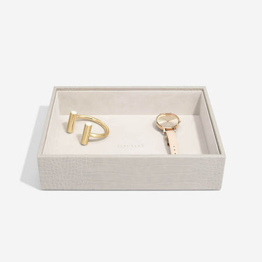 Stackers Classic Jewellery Box (Chunky Jewellery Layer) - Putty Croc
