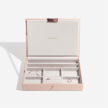 Stackers Classic Jewellery Box (Lid) - Blush Pink