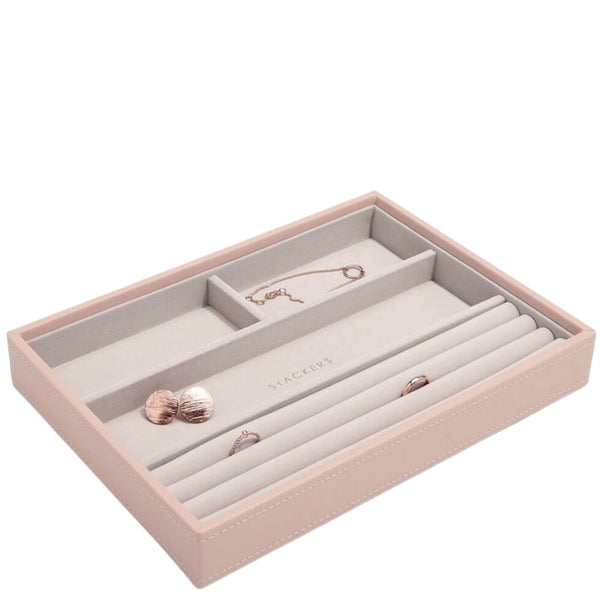 Stackers Classic Jewellery Box (Ring & Bracelet Layer) Blush Pink