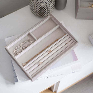 Stackers Classic Jewellery Box (Ring & Bracelet Layer) - Taupe