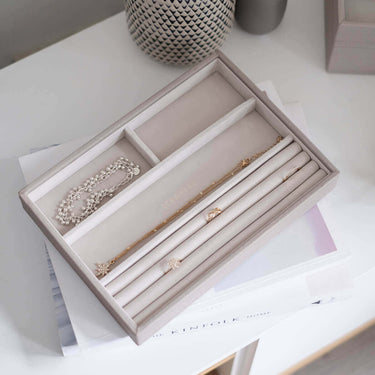 Stackers Classic Jewellery Box (Ring & Bracelet Layer) - Taupe