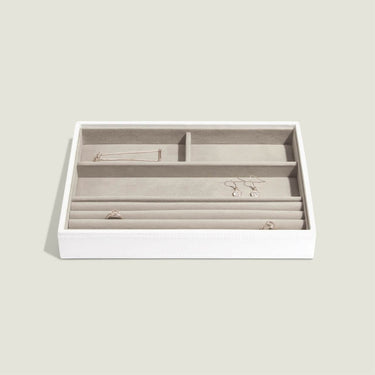 Stackers Classic Jewellery Box (Ring/Bracelets Layer) - White