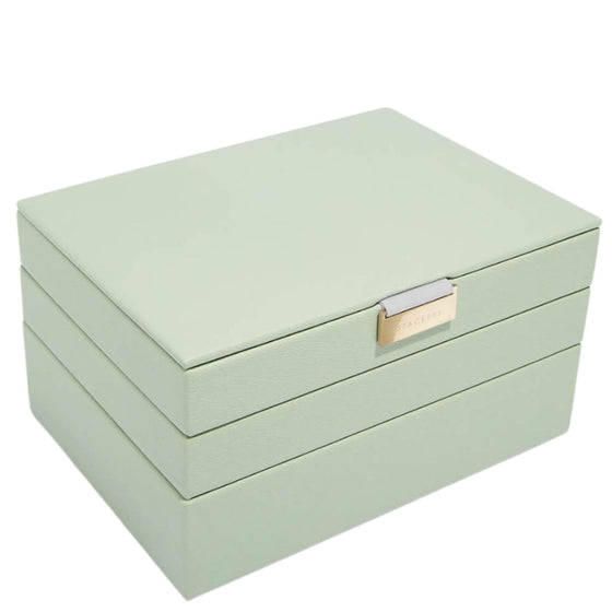 Stackers Classic Jewellery Box (Set) - Sage Green