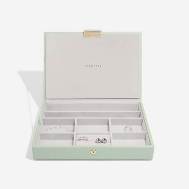 Stackers Classic Jewellery Box (Set) - Sage Green