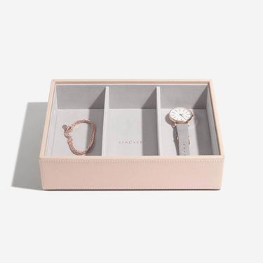 Stackers Classic Jewellery Box (Watch Layer) - Blush Pink