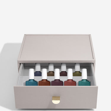 Stackers Classic Nail Polish Drawer - Taupe