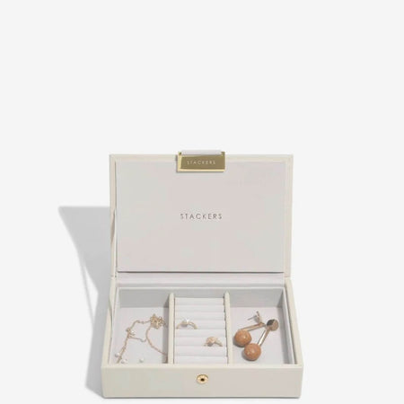Stackers Mini Jewellery Box (Lid) - Oatmeal