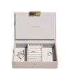 Stackers Mini Jewellery Box (Lid) - Taupe