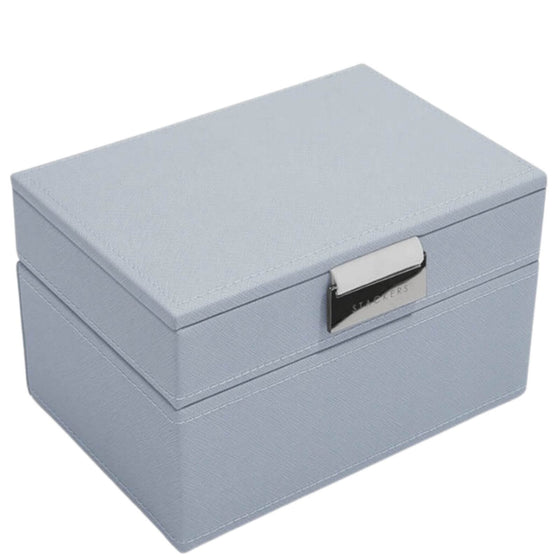 Stackers Mini Jewellery Box (Set) - Dusky Blue