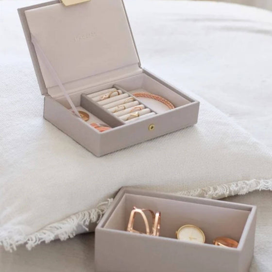 Stackers Mini Jewellery Box (Set) - Taupe