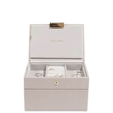 Stackers Mini Jewellery Box (Set) - Taupe