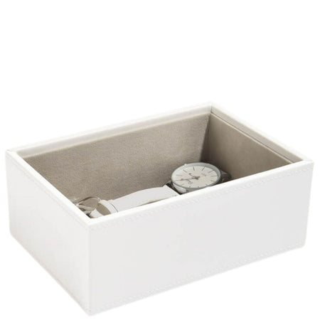 Stackers Mini Jewellery Box Watch/Accessory Layer - White