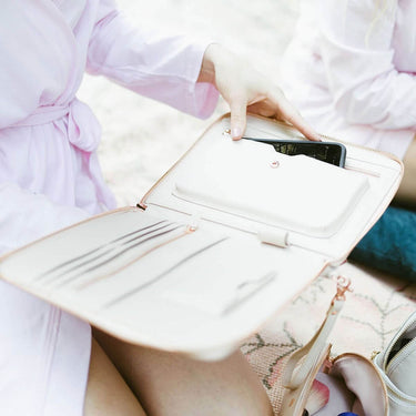 Stackers Organiser Clutch Bag - Blush Pink
