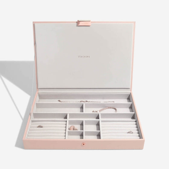 Stackers Supersize Jewellery Box (Set) - Blush Pink