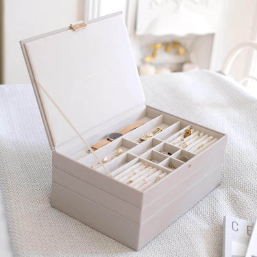 Stackers Supersize Jewellery Box (Set) - Taupe