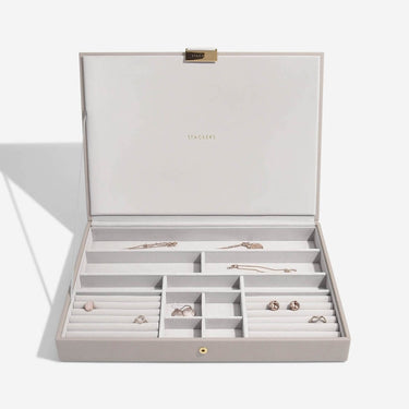 Stackers Supersize Jewellery Box (Set) - Taupe