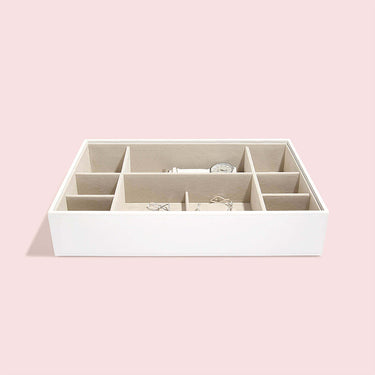 Stackers Supersize Jewellery Box (Watch & Accessory Layer) - White