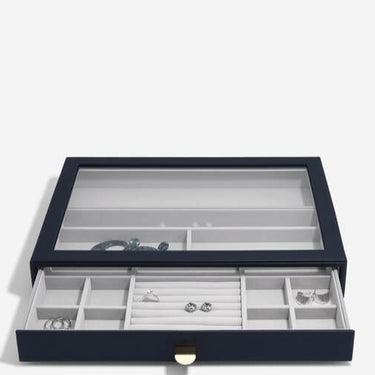 Stackers Supersize Jewellery Drawer Box (Set) - Navy