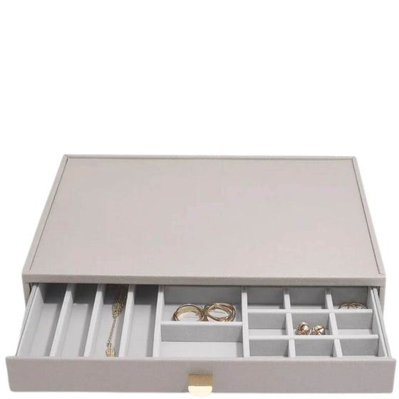Stackers Supersize Necklace Trinket Drawer - Taupe
